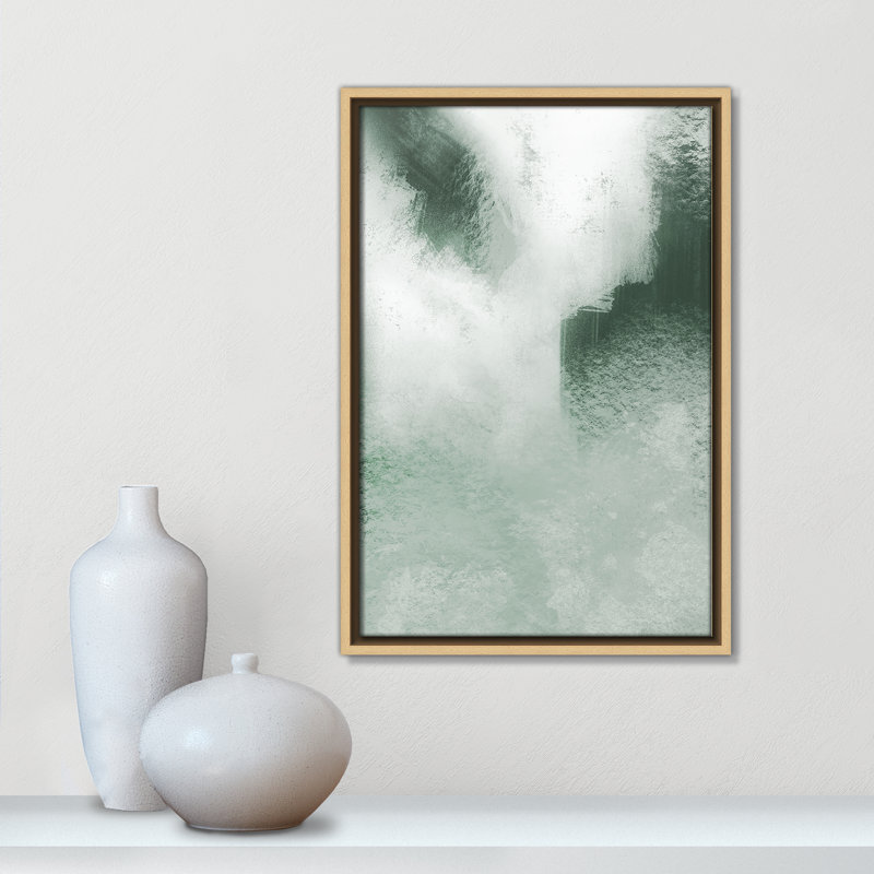 «Quietude Smudges II» par Marcus Prime, L 13,5 po x H 19,5 po, Flotteur naturel