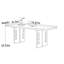 Table de salle à manger rectangulaire simple-254022205