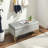 Velvet Fabric  Upholstered Large Storage Rectangular Bench