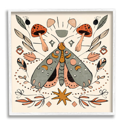 «Cottagecore Botanicals Pattern On Wood» par Melissa Wang, impression