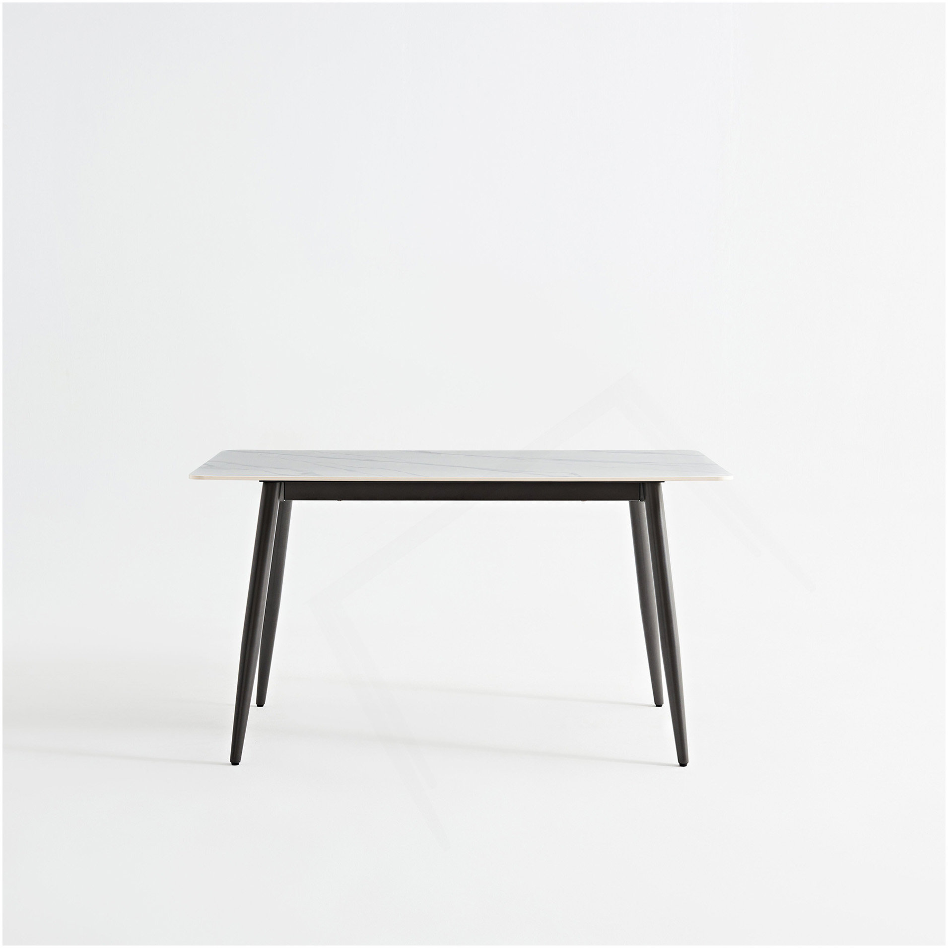 George Oliver Large Rectangular Table With Strong Metal Base Modern ...