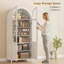 Armoire de cuisine arquée de 71 po de hauteur