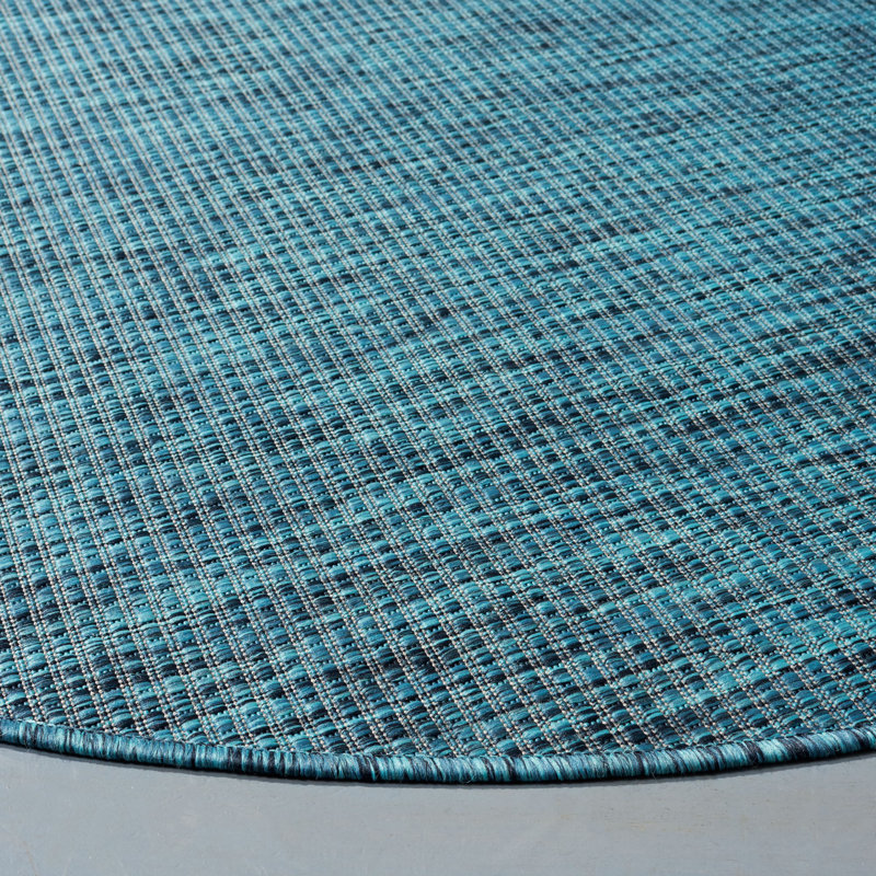 Tapis d'intérieur / extérieur Brealynn Performance, Rond 6 pi 7 po