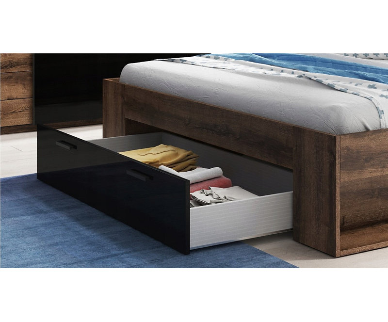 Elegant Storage: Brescia Divan Bed in Oak Monastery