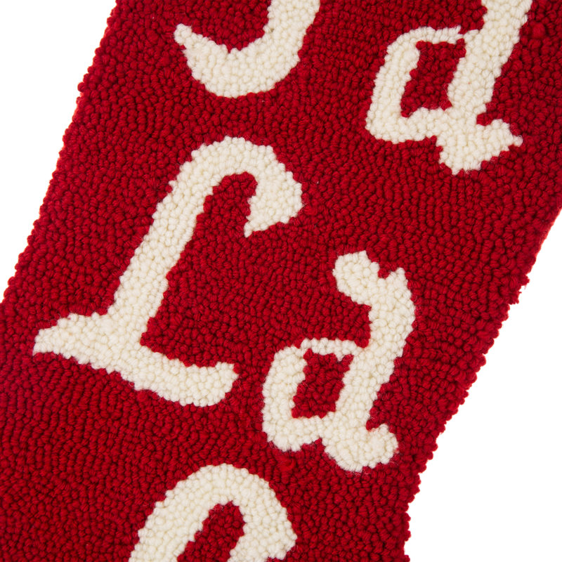 'Fa La La' Hooked Stocking