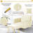 Siemon Velvet Accent Chair with Ottoman-954392196
