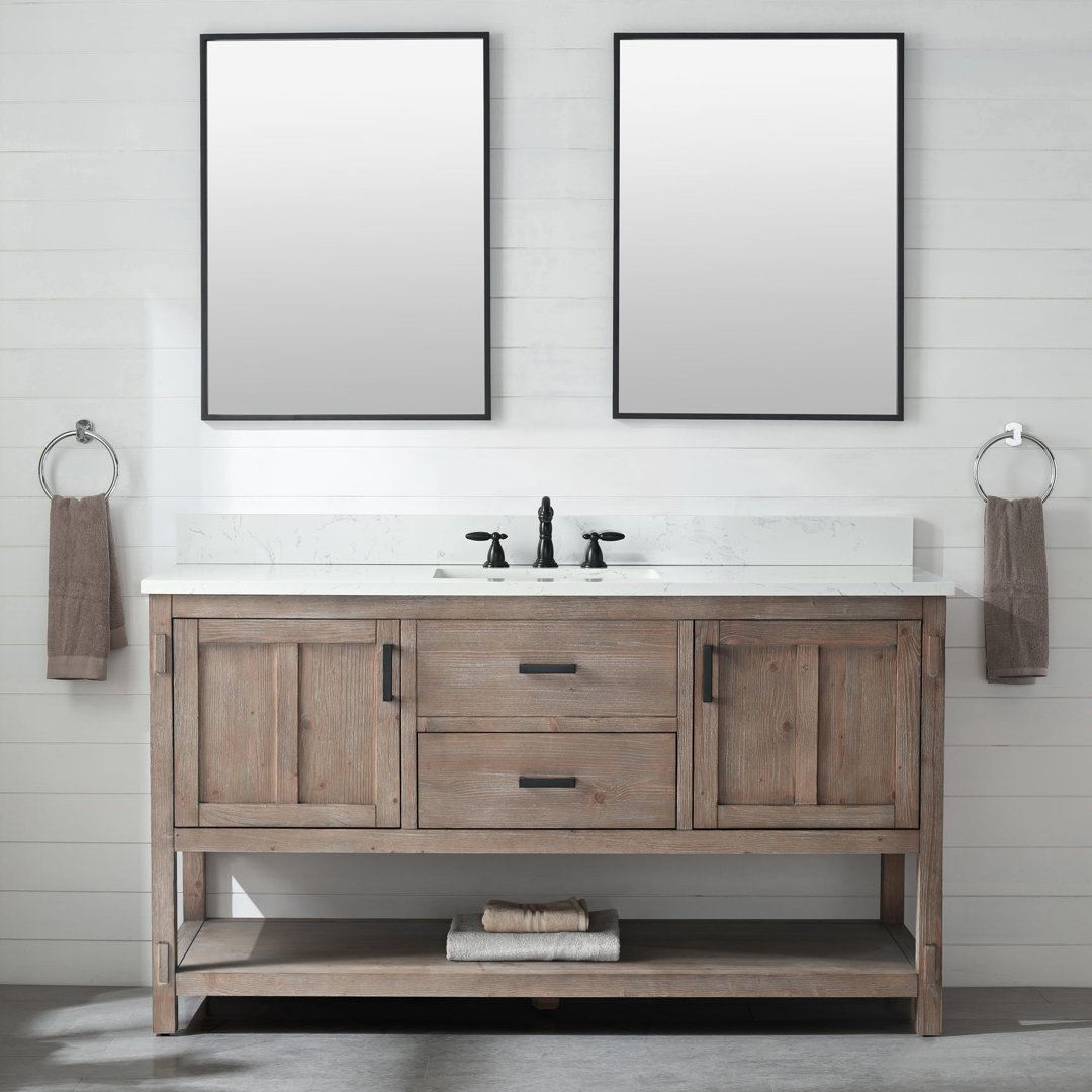 Lamay 60" Single Sink Bathroom Vanity Set Sand & Stable™