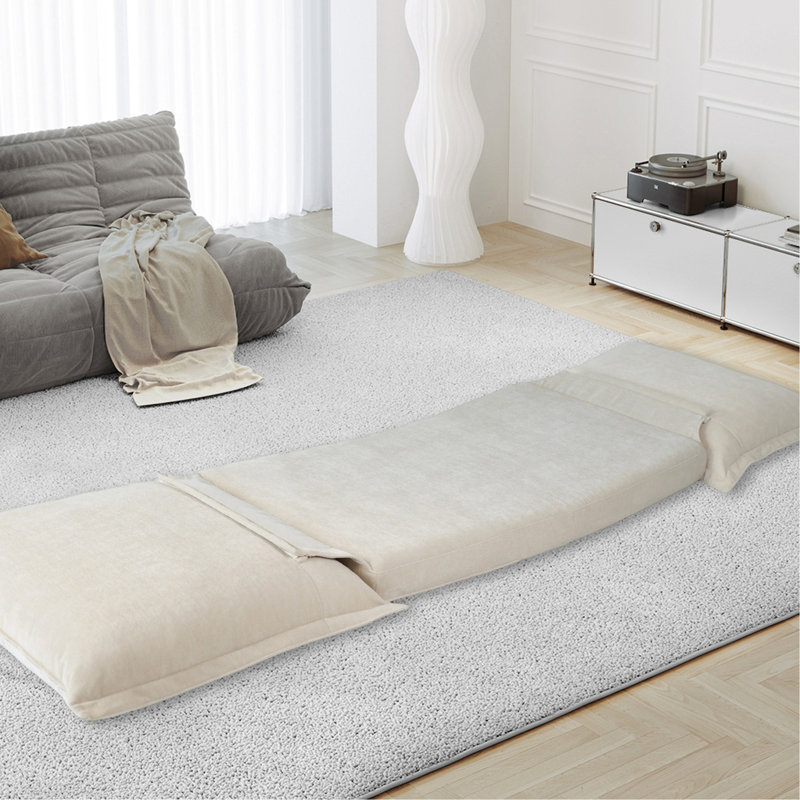 Mobilier de plancher polyvalent, convertible de chaise en mousse haute densité, matériau multi-positions, support lombaire, portatif