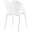 Modway Envelope White Dining Armchair