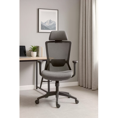 Chaise de bureau en filet à haut dossier