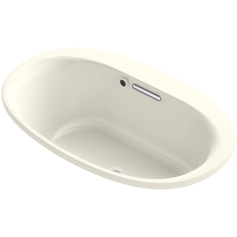 Underscore Oval Drop-in Bath with Bask Heated Surface