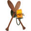 Rustic Lodge 1 - Light Armed Sconce