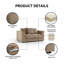 2 Seater Corduroy Sofa-1382721908