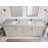 Aberdeen 84'' Double Bathroom Vanity with Quartz Top-94240505-94240487