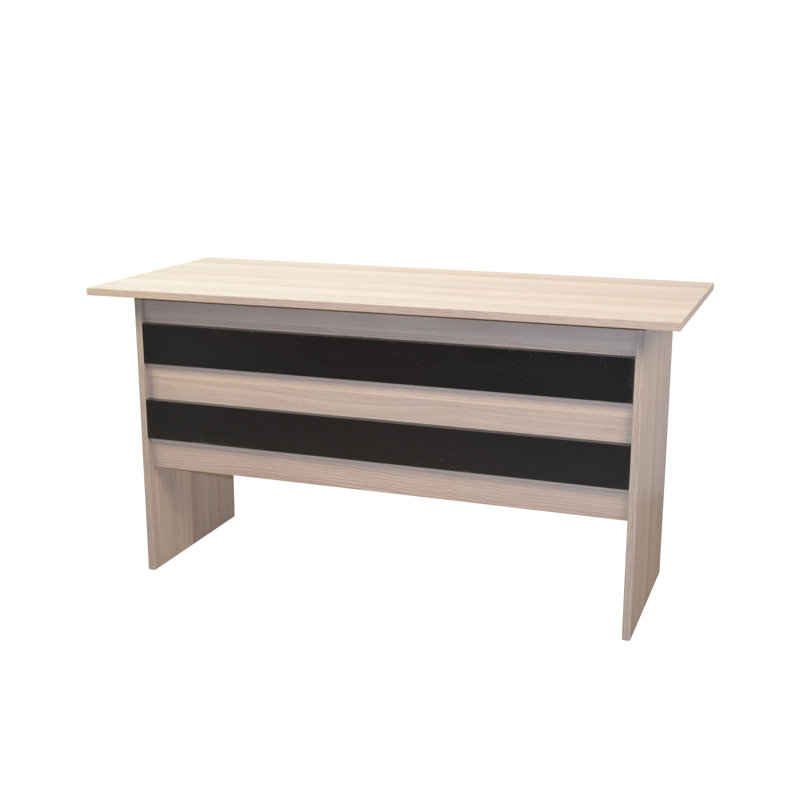 Finnlie 160Cm W Rectangle Writing Desk, Imitation Sonoma Oak/Black, Imitation Sonoma Oak