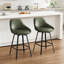 Tabouret de comptoir pivotant de 25,6 po Janayshia-106855697-81520545