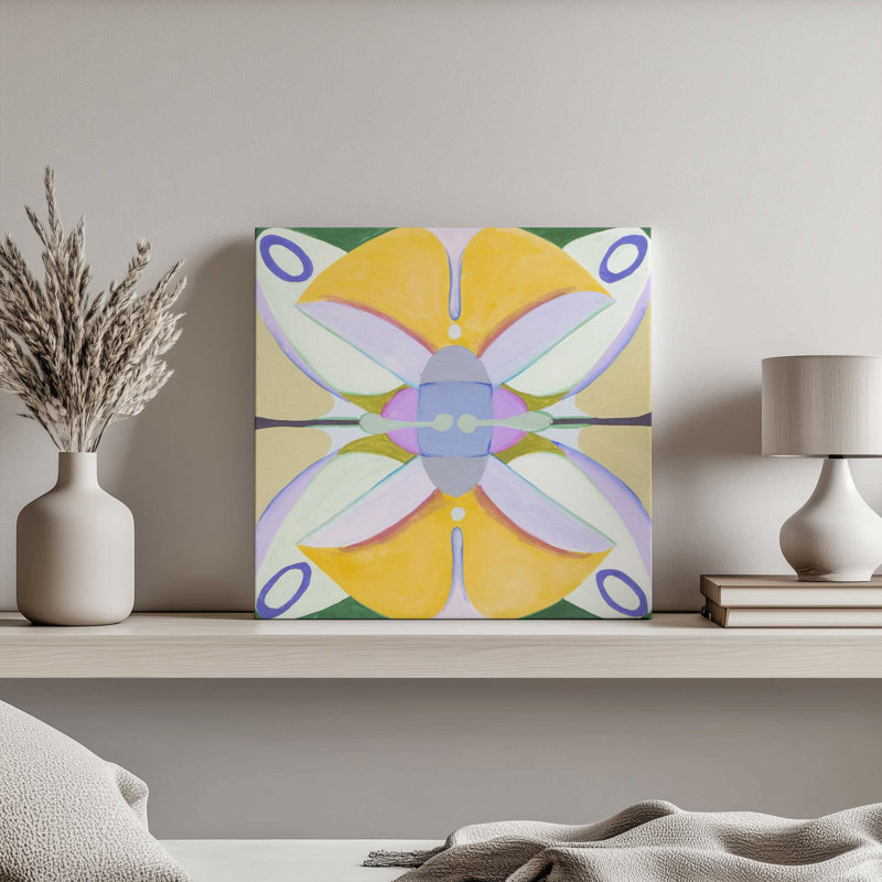 Reproduction d'art sur toile Revival Kaleidoscope II par Melissa Wang, H 12 po x l 12 po