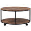 Table basse à roulettes avec rangement