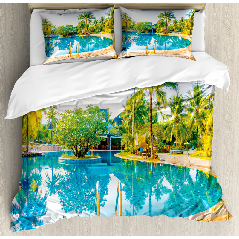Landscape Coastal Polyester Duvet Cover