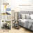 Bencouse 57'' Brown Task Floor Lamp Set