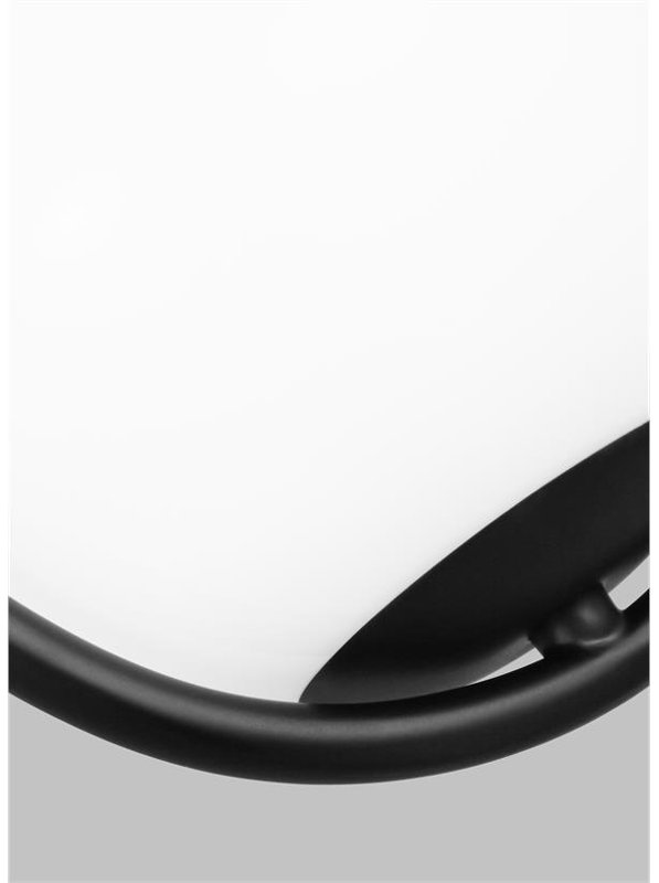 Akara Dimmable Bath Sconce, Midnight Black