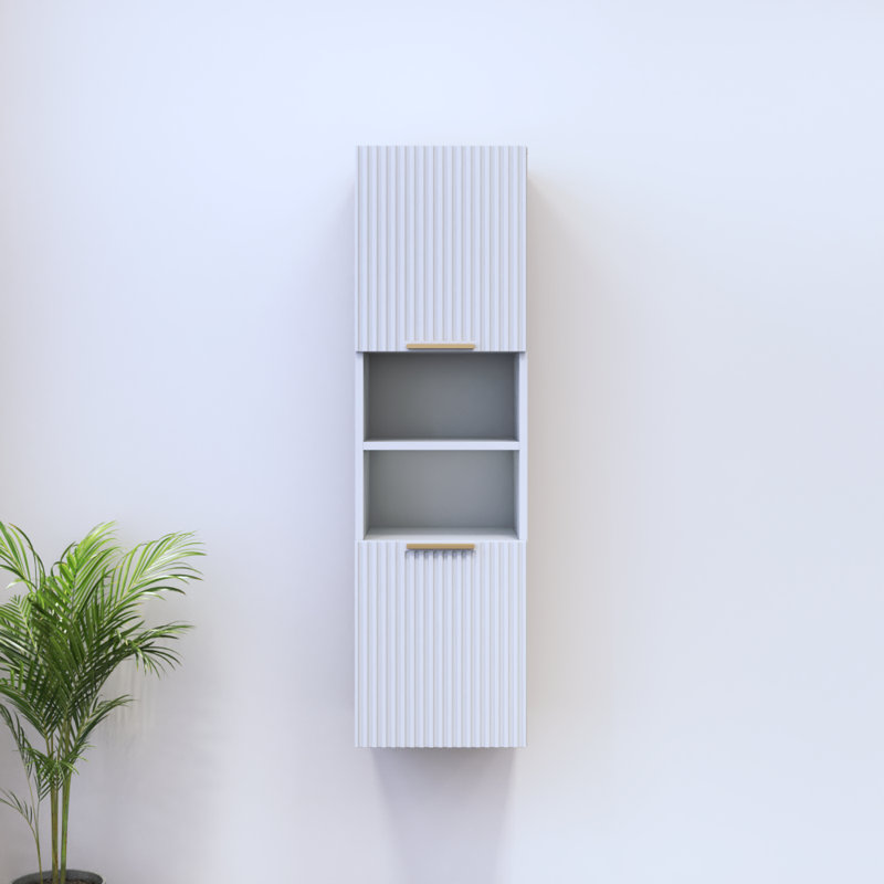 Bibliothèque blanche Madera 13,6 "05, Blanc