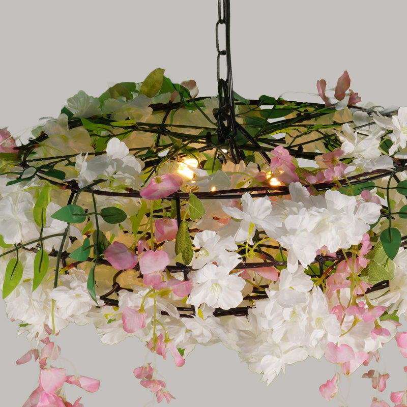 Lustre à fleurs 3 lumières