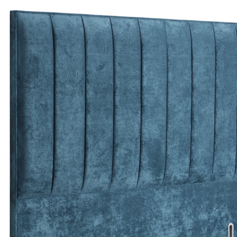 Upholstered Headboard, Double (4'6'), Emerald, Kensington