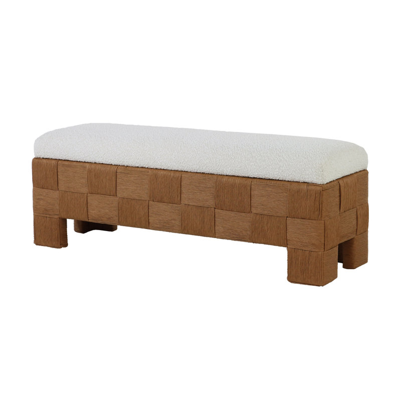 Banc de bout avec rangement Kaari