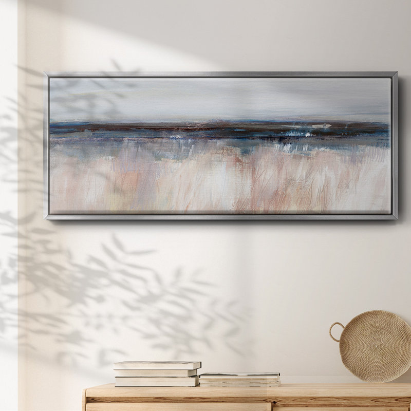 Tide at Dawn- Framed Canvas, 20" H x 50" W