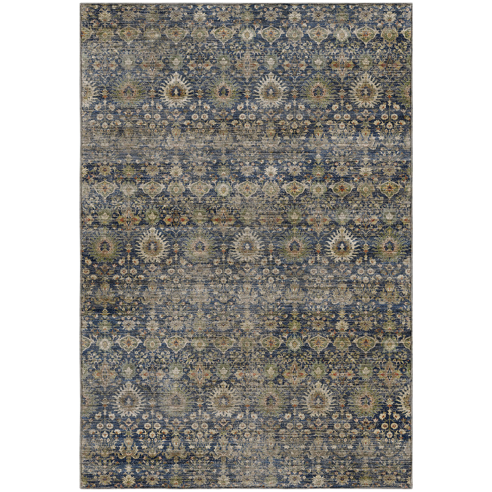 Rug, Navy, 5' x 7'6"