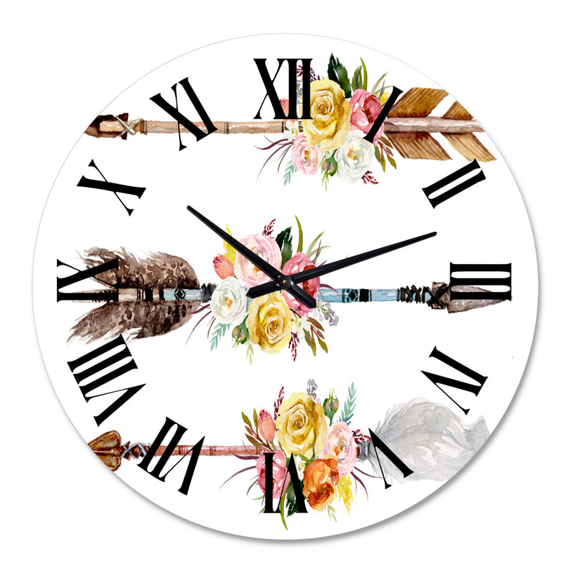 Horloge murale bohème et éclectique, Grand