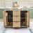 Kitchen Island with Drop Leaf, Power Outlet, Storage-6 Door Shelves and Adjustable Shelves-1245453738