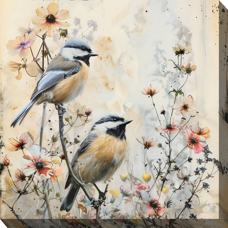 «Two on a Twig», art sur toile d'extérieur