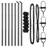  Chain Link Fence With 7 Posts 1.2X10 M Galvanised Steel-1935543302-1935543300