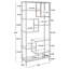 Étagère à livres en fer H 72 "x l 32" Roniel-1472167847