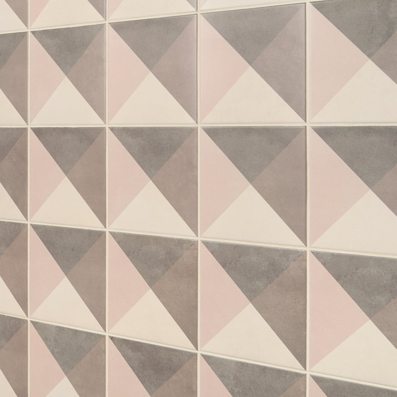 Art Geo By Elizabeth Sutton 7.87 In. X 7.87 In. Matte Porcelain Floor And Wall Tile (10.76 Sq. Ft. / Case)