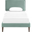 Lit plateforme en tissu Camille avec pieds fuselés carrés Modway-612714270-612714243