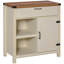 Buffet Cabinet, armoire de cuisine rustique avec porte de grange rustique