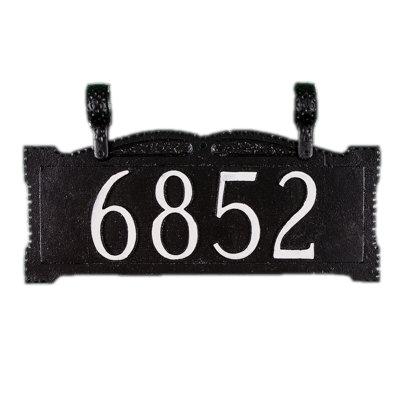 Plaque d'adresse pour poteau sur 1 ligne