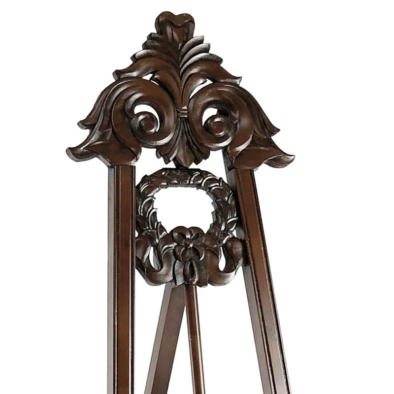 Wayborn Folding Solid Wood Tripod Easel, Brown