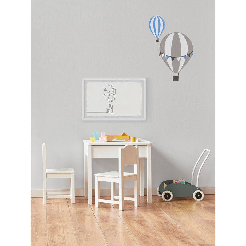 Glasser Swan Lake, reproduction encadrée, H 30 po x l 45 po x 1,5 po