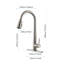 Robinet de cuisine avec douchette extractible-117563227
