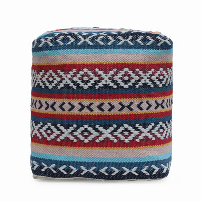 Pouf carré péruvien moderne de conception moderne, douceur et confort