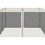 Cream Gazebo Sidewall Netting For 12' X Canopy Tents And Gazebos, Replacement Tent Mesh Replacement, Cream, With Strong Zipper