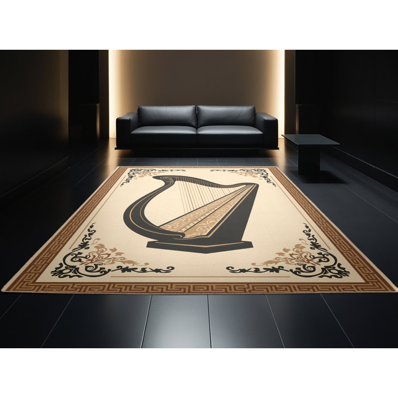 Tapis oriental moelleux doux et moelleux de style oriental Pitkin, 2 x 5