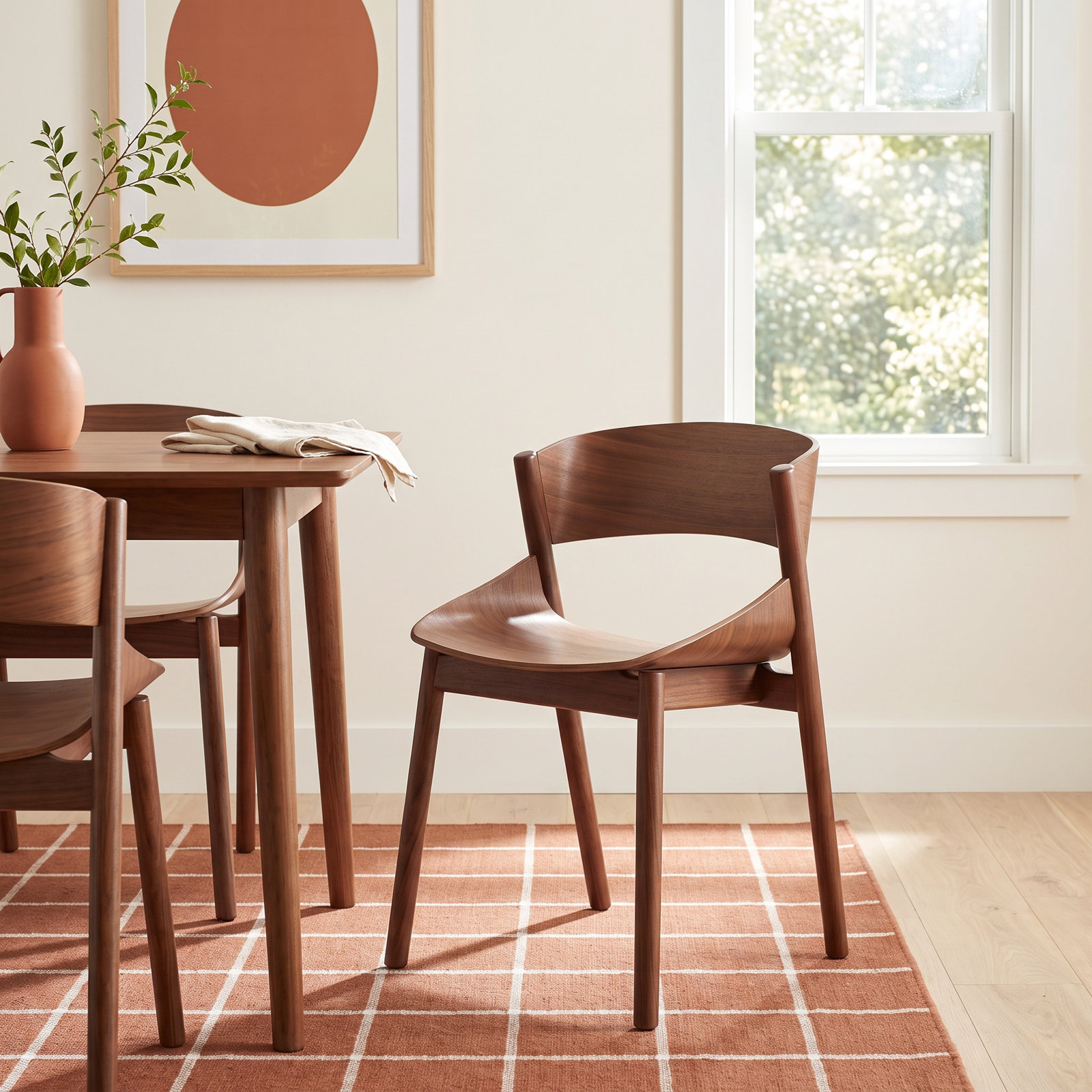 Port Oak Side Chair, Walnut