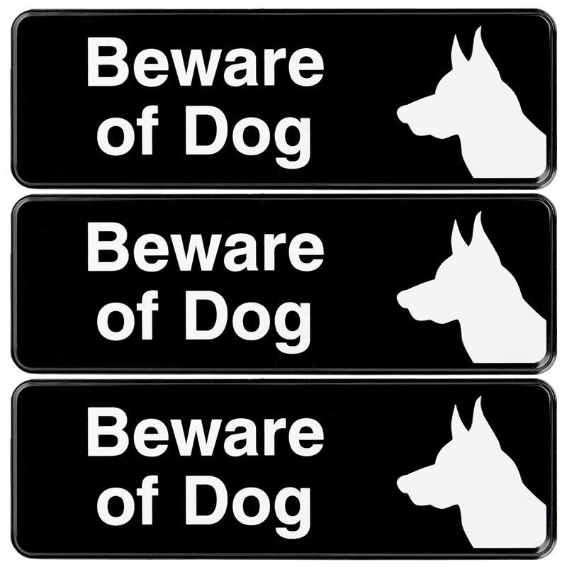 Panneau «Méfiez-vous des chiens»