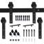 84X21in Double Barn Door With 7FT Hardware Kit-106645897-106645899