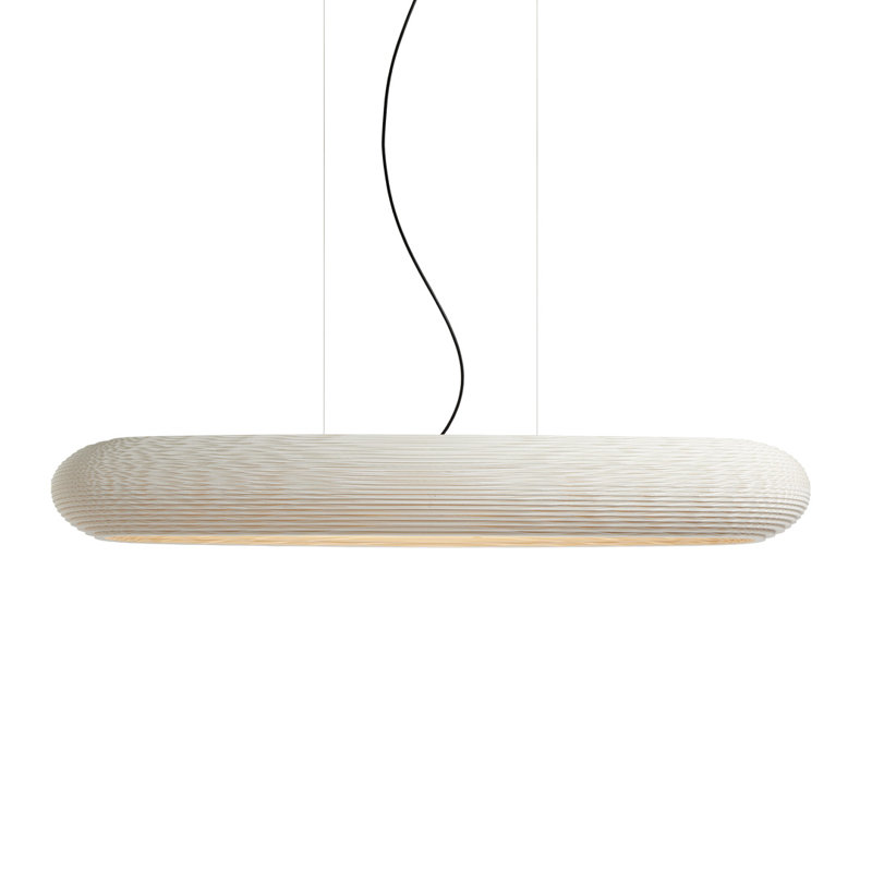 Scraplights Linear Disc Pendant, White